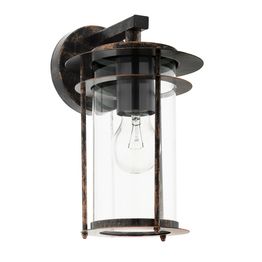Seinävalaisin Eglo Valdeo 60W 165x275x200 mm E27 IP44 kupari/kirkas