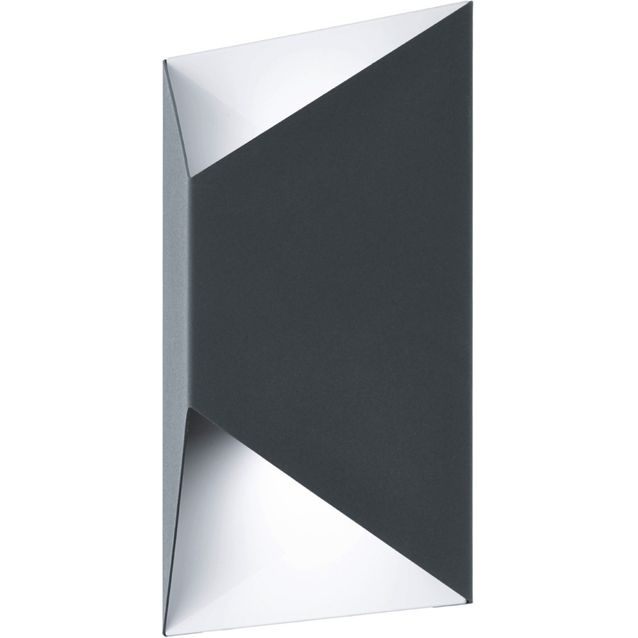 LED-seinävalaisin Predazzo 2x2,5W antrasiitti/valkoinen