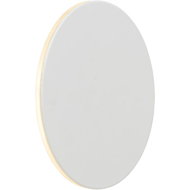 Seinävalaisin Lucide Eklyps LED, Ø15 cm, 1x6W, valkoinen