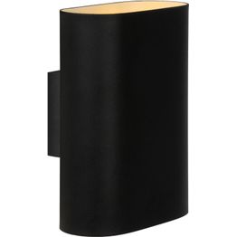 Seinävalaisin Lucide Ovalis musta