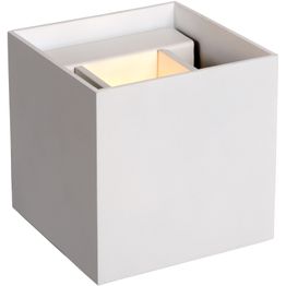 Seinävalaisin Lucide Xio LED neliö 1x4W valkoinen