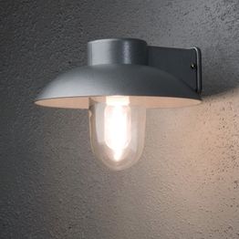 Seinävalaisin Konstsmide Mani 415-310 290x310x210 mm harmaa