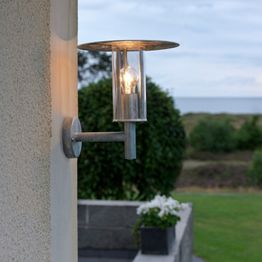 Seinävalaisin Konstsmide Mode 660-320 E27 280x310x310 mm sinkitty teräs