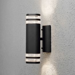 Seinävalaisin Konstsmide Modena 7516-750 90x145x285 mm ylös/alas musta