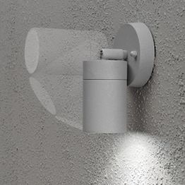 Seinävalaisin Konstsmide Modena 7598-300 60x90x150 mm suunnattava harmaa