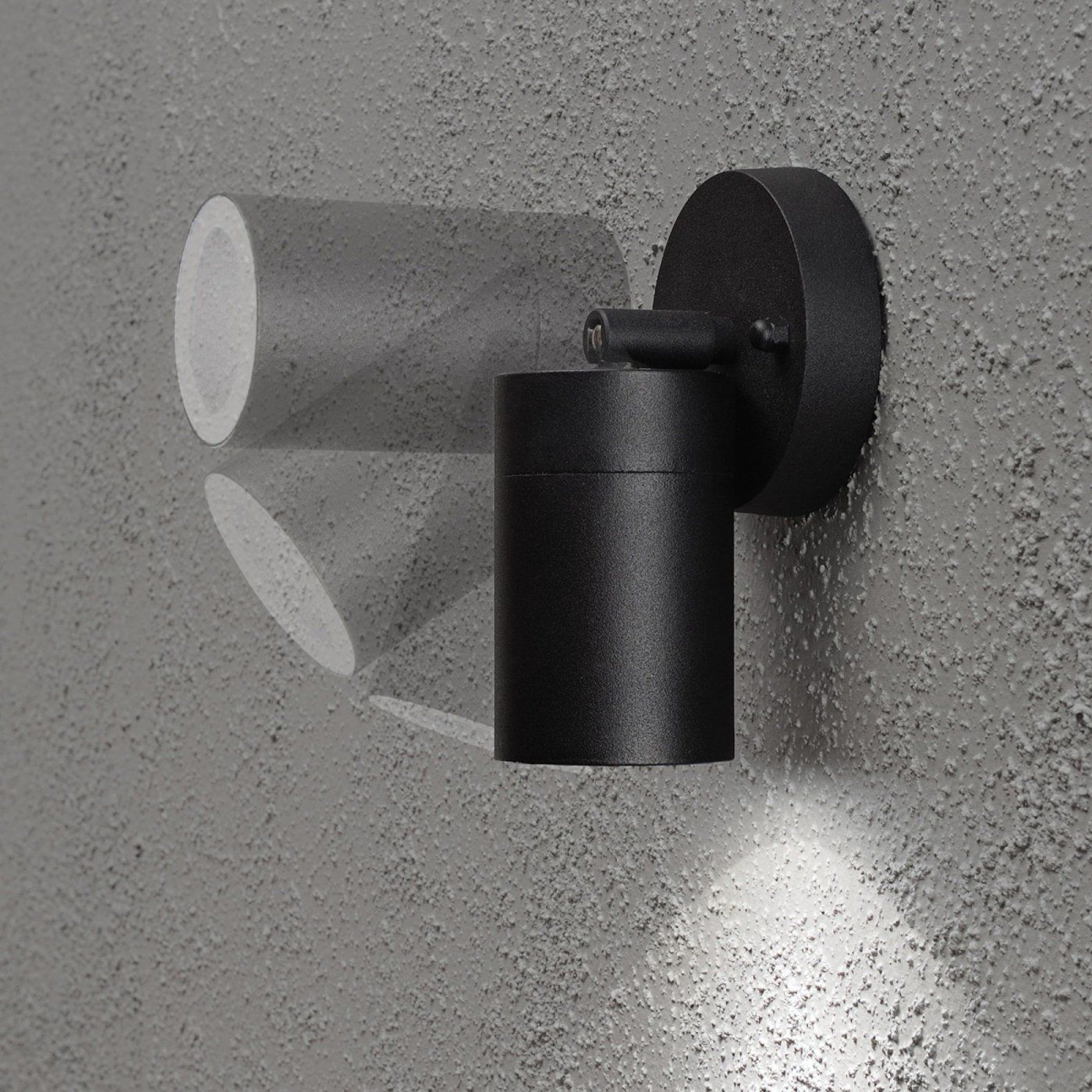 Seinävalaisin Modena 7598-750 60x90x150 mm suunnattava musta