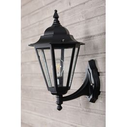 Seinävalaisin Noor Milano 459x240x312 mm alakiinnitys musta