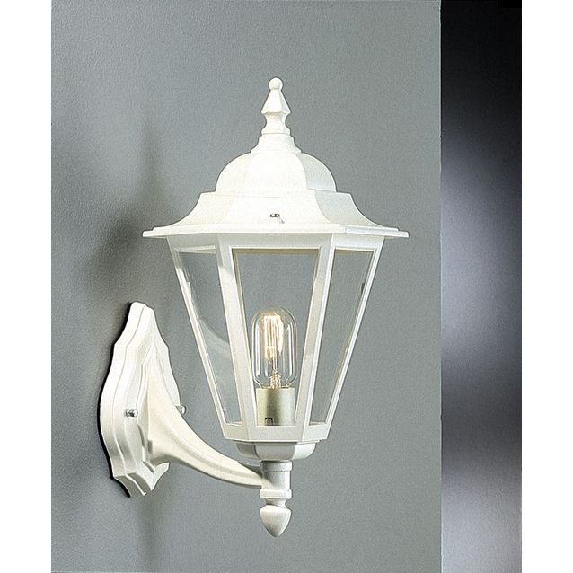 Seinävalaisin Noor Milano, 459x240x312mm, alakiinnitys, valkoinen