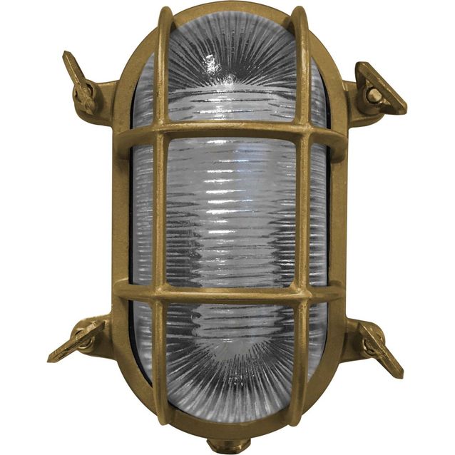 Seinävalaisin Nordlux Helford 190x125x110mm messinki