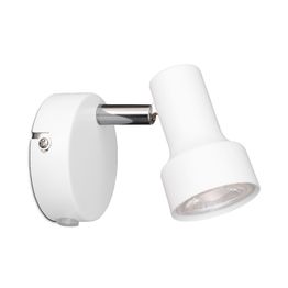 Seinävalaisin Sessak Colton S35912-1V mattavalkoinen/kromi