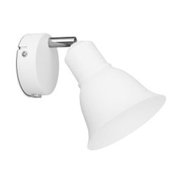 Seinävalaisin Sessak Lewis S36712-1V valkoinen/kromi