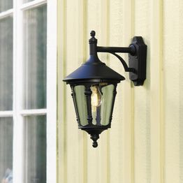 Seinävalaisin Konstsmide Virgo 568-750 240x330x440 mm alasuunta musta