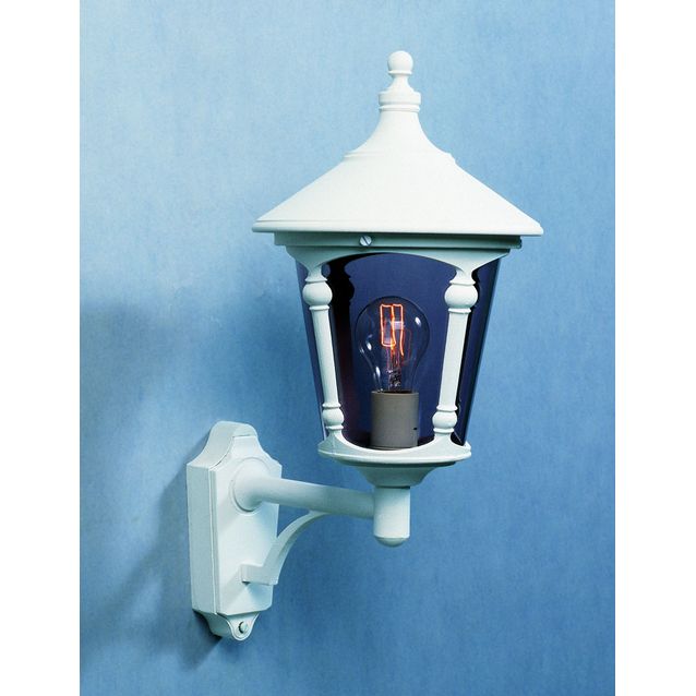 Seinävalaisin 571-250 Virgo valkoinen matta yläsuunta