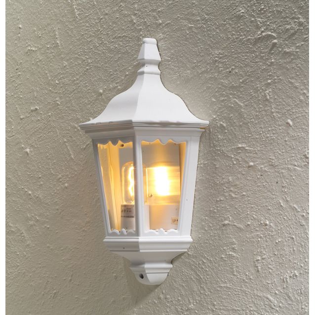 Seinävalaisin 7229-250 Firenze valkoinen matta pidikkeetön