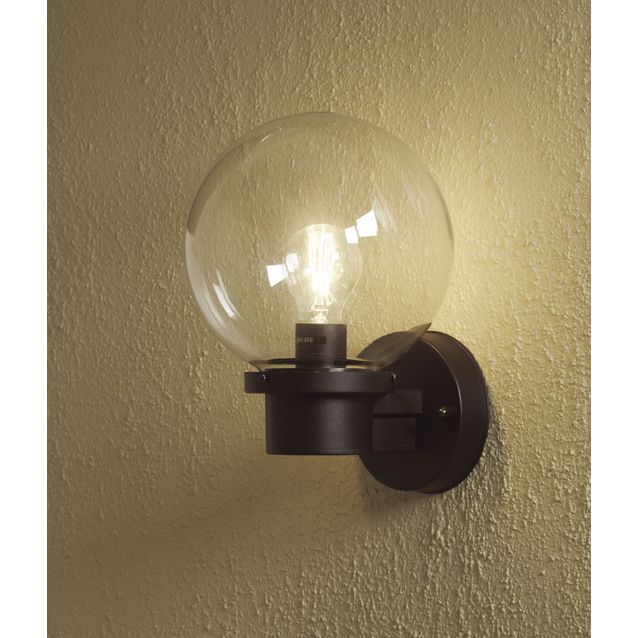 Seinävalaisin 7335-750 Nemi musta matta yläsuunta