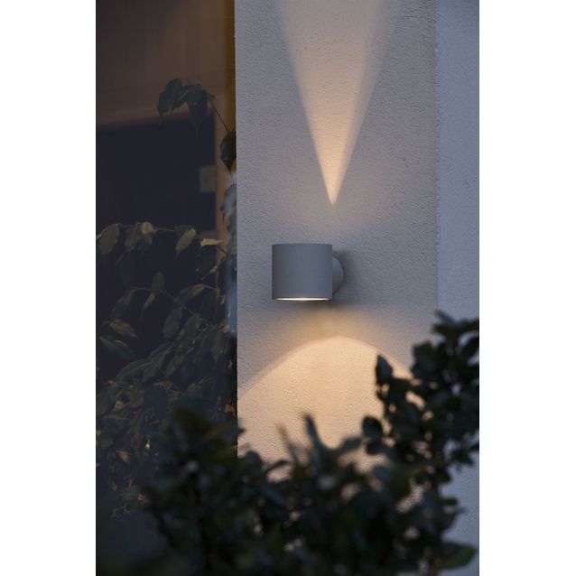 Seinävalaisin 7342-300 Modena Round harmaa