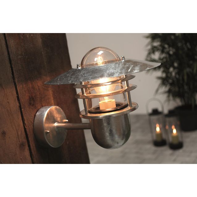 Seinävalaisin Agger 265x310x235 mm sinkitty teräs