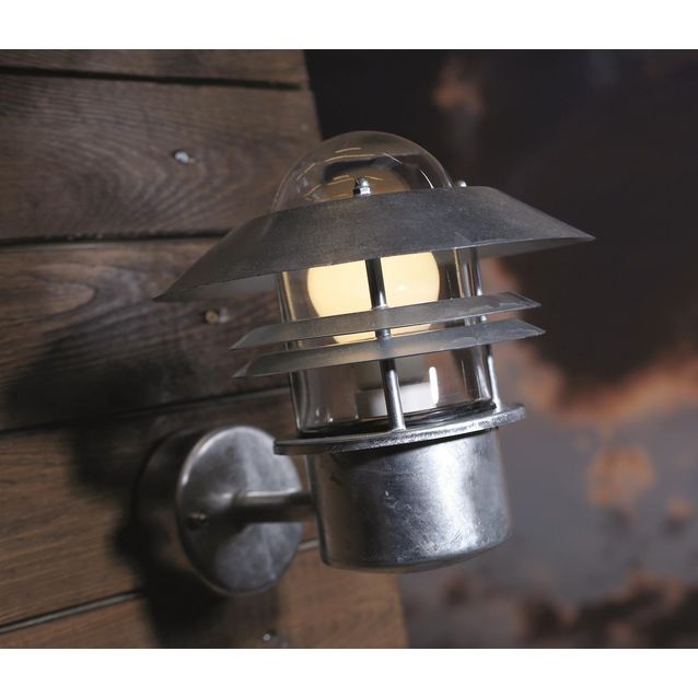 Seinävalaisin Blokhus 220x250x230 mm yläsuunta sinkitty teräs