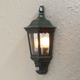 Seinävalaisin Firenze 7230-600 250x160x495 mm liiketunnistimella vihreä