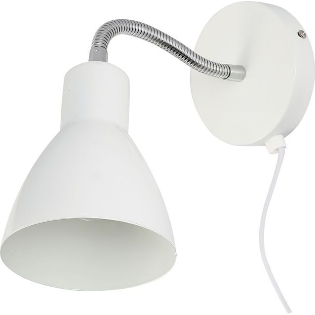 Seinävalaisin Harju Oiva E14 valkoinen