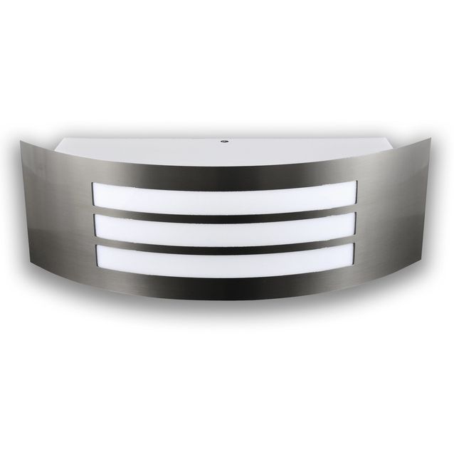 Seinävalaisin Polux Sitom 20W 230V IP44 harjattu teräs