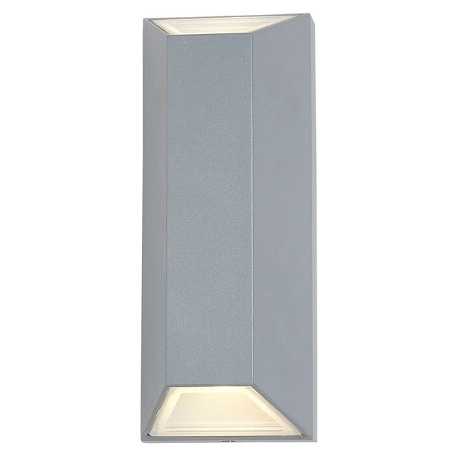 Seinävalaisin Sala IP44 90x90x220 mm ylös/alas harmaa