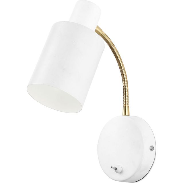 Seinävalaisin Sessak Darcel mattavalkoinen