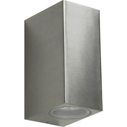 Seinävalaisin Smartwares Miika 2x3W 230V 3000K 320lm IP44 teräs