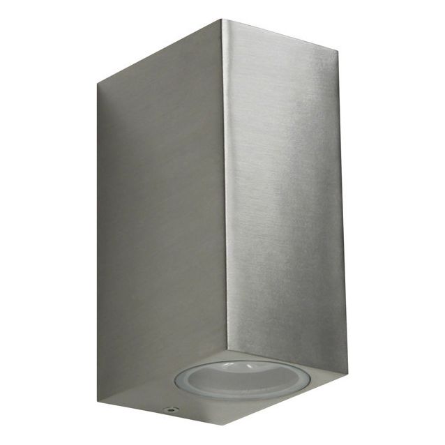 Seinävalaisin Smartwares Miika 2x3W 230V 3000K 320lm IP44 teräs