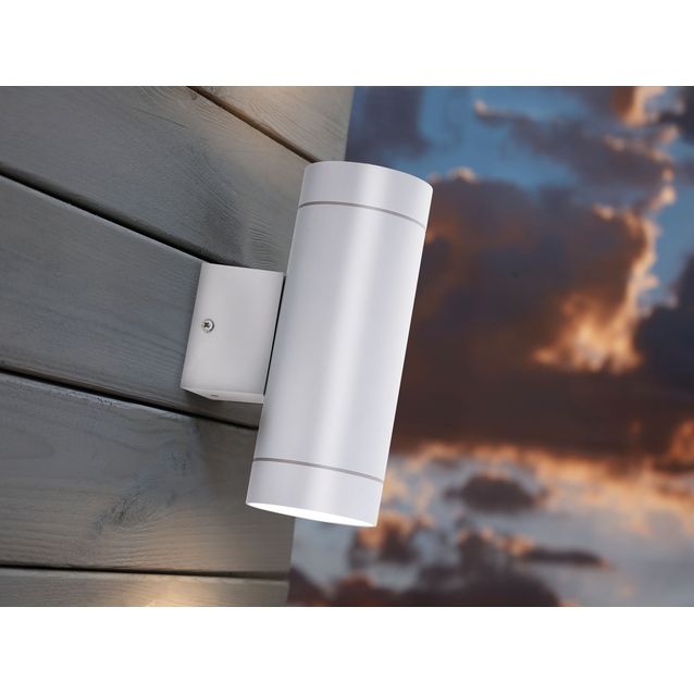 Seinävalaisin Tin Maxi 75x125x195 mm ylös/alas valkoinen