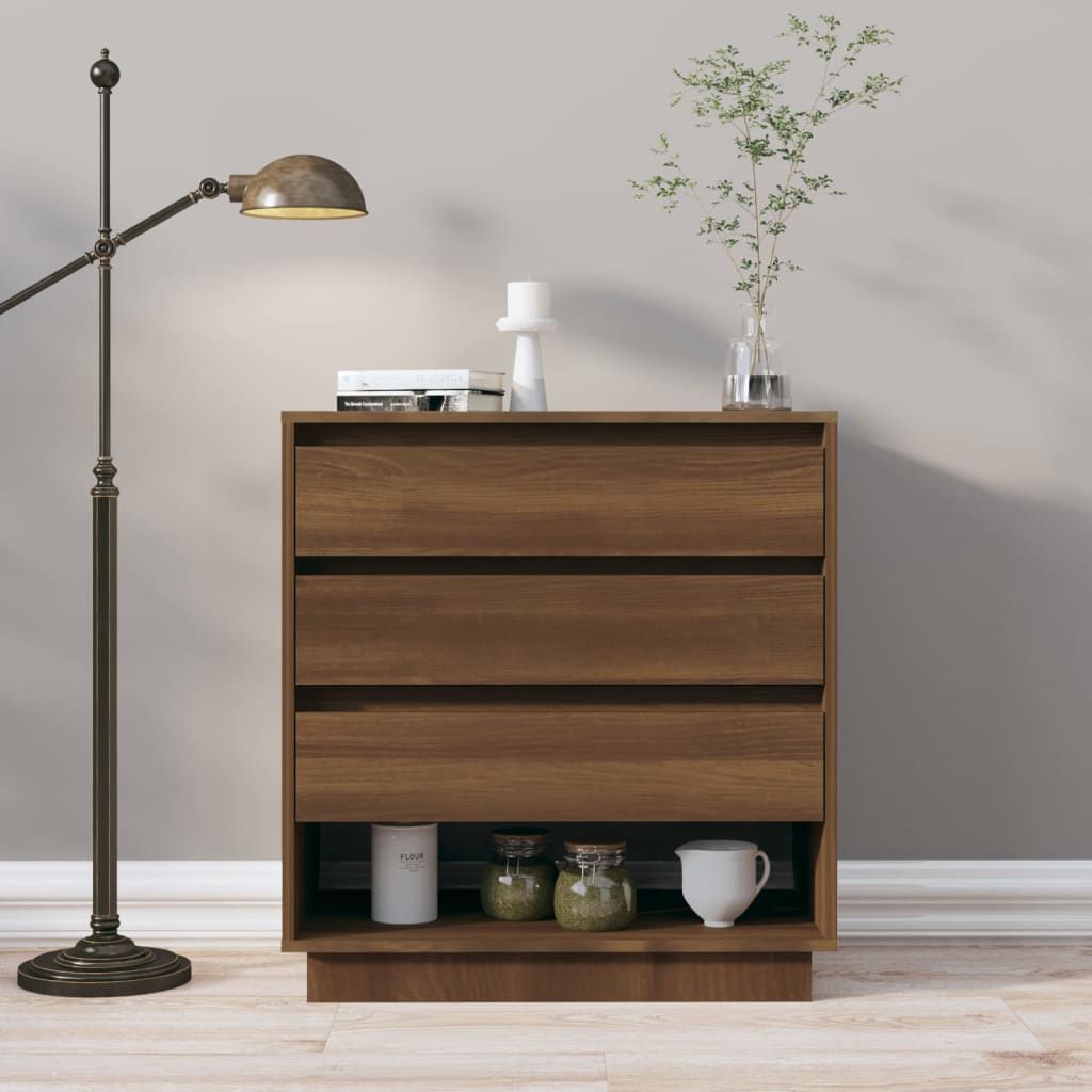 Senkki 2 70x41x75 cm lastulevy pähkinä