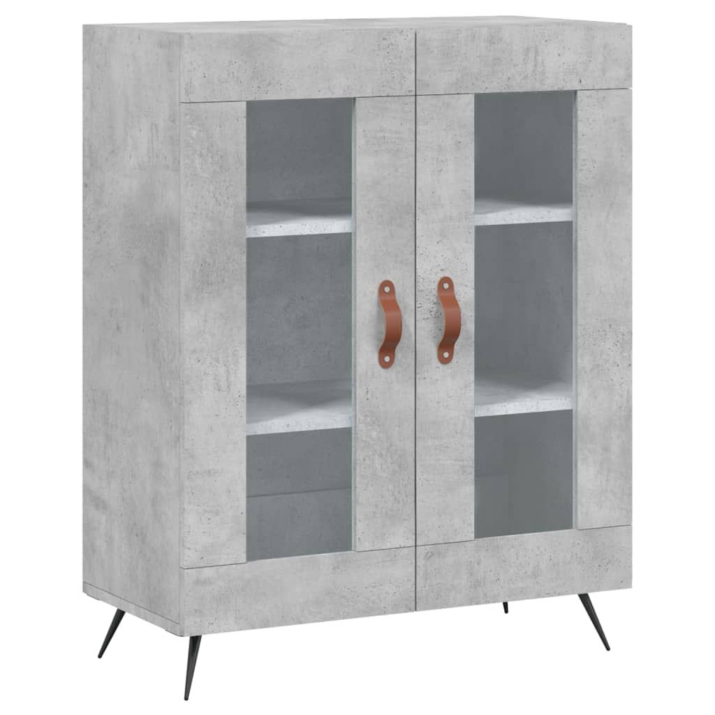 Senkki betoninharmaa 69,5x34x90 cm tekninen puu (27760)
