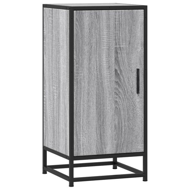 Senkki harmaa Sonoma 35,5x35x76 cm tekninen puu ja metalli (48942)