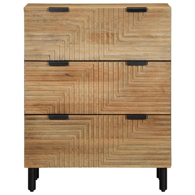 Senkki Ruskea 60x33x75 cm Massiivipuu Mango (17723)