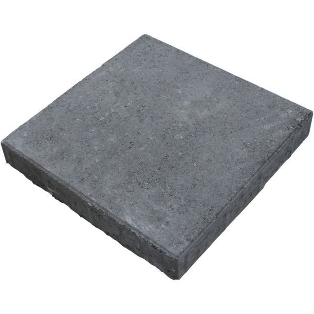 Sileä betonilaatta Rudus 490x490x60mm mustaharmaa