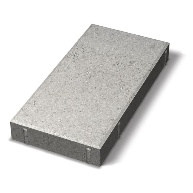 Sileä laatta Benders 1/2 420x210x60 mm harmaa