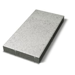 Sileä laatta Benders 1/2 500x250x50 mm harmaa