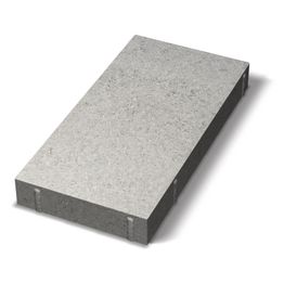 Sileä laatta Benders viisteetön 1/2 420x210x60 mm harmaa