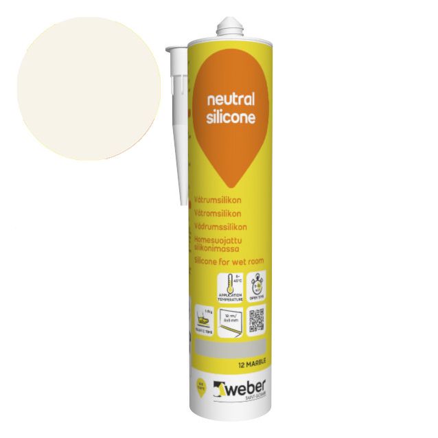 Silikonimassa Weber neutral silicone 12 Marble 310 ml
