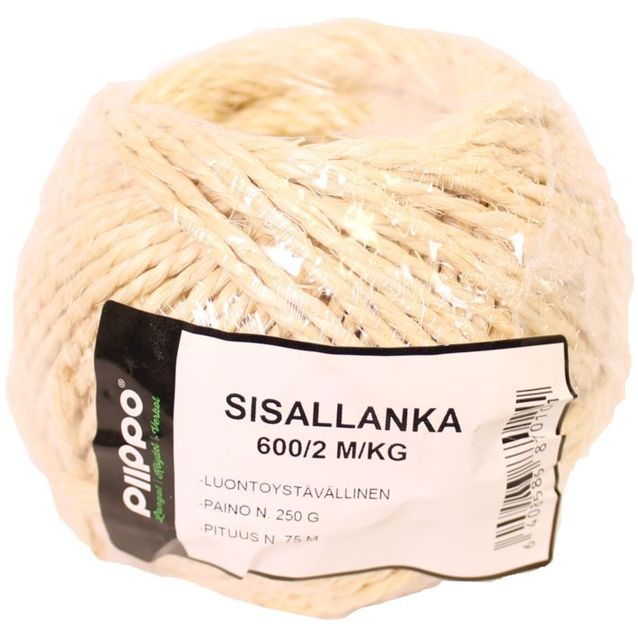 Sisal kotinaru Piippo 75m