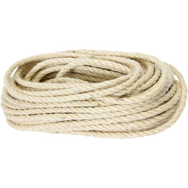 Sisalköysi Piippo kierretty 8mm x 15m