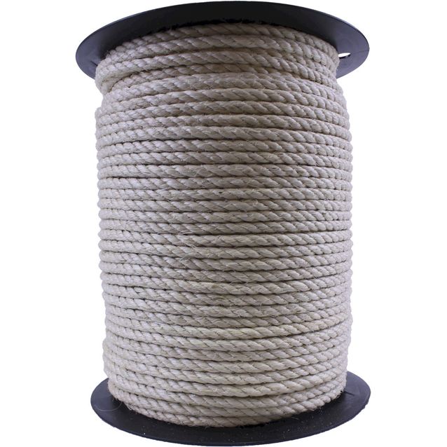 Sisalköysikela Piippo kierretty 8mm x 220m