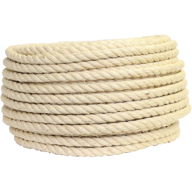 Sisalköysikieppi Piippo kierretty 16mm x 110m