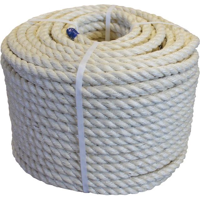 Sisalköysikieppi Piippo kierretty 20mm x 110m