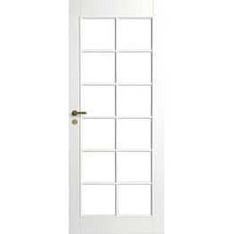 Väliovi Swedoor Craft 105 9x21 massiivirakenne valkoinen kirkas lasi