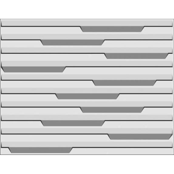 Sisustuslevy Mannerlaatta 3D Piano 800x625 mm