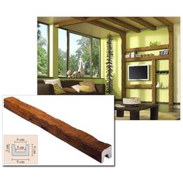 Sisustuspalkki Tirol, polyuretaani, 90x60x3000mm, vaalea tammi