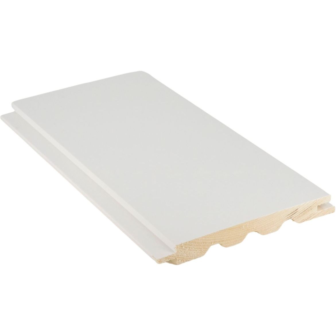 Sisustuspaneeli Cent STS4 15x145x2370 mm päätypontattu valkoinen