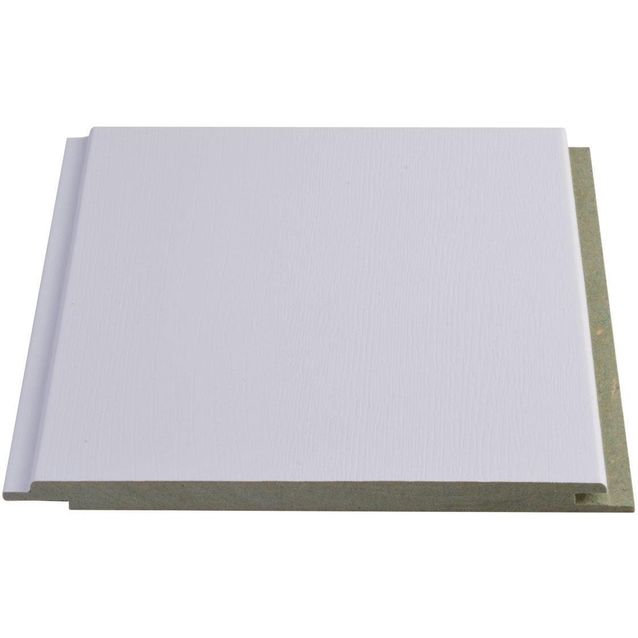 Sisustuspaneeli Maler SPA STP-0, 10x160x2070mm, kosteudenkestävä MDF, ympäripontattu, valkoinen