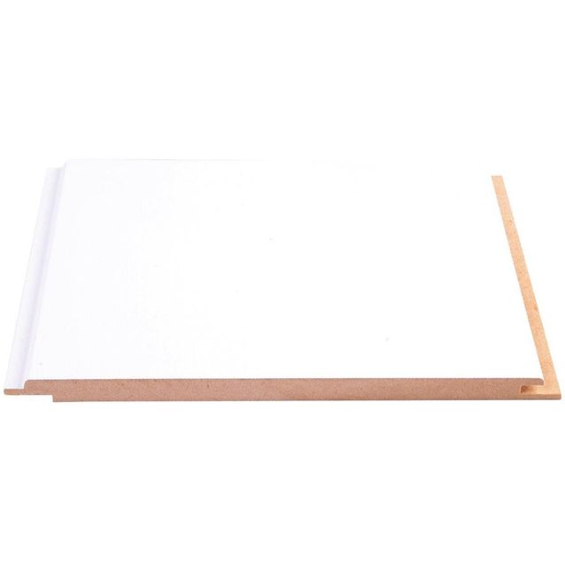 Sisustuspaneeli Maler STP-0, 10x195x2070mm, MDF, ympäripontattu, lumi
